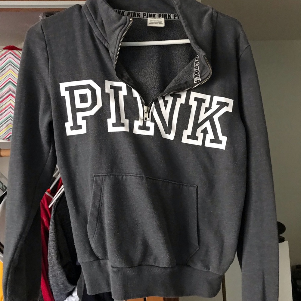 PINK Quarter Zip Pullover